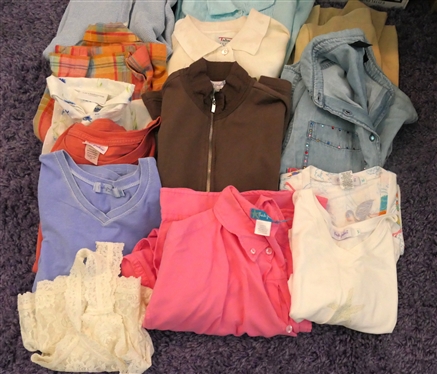 Lot of Vintage Sportswear - Fresh Produce, Talbots, LL Bean, Liz Claiborne, Liz Wear, and Slavatore Ferragamo