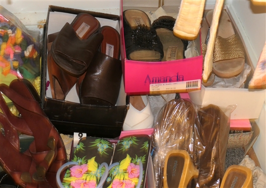 Choice of Shoes - Sizes 6 and 6 1/2 - Brands Include Vaneli, Unlisted, Island, Amanda, Easy Spirit, Clogs, Unisa, Ross Hommerson, Etienne Aigner, Sandals, Etc. 