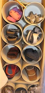 Choice of Shoes - Sizes 6 and 6 1/2 - Brands Include Hey Dudes, Dansko, Vanelli, New Balance, Brighton, Dr. Sholls, Clarks, Sofft, Etienne Aigner, - Dress Shoes, Sandals, Boots, Etc.. 