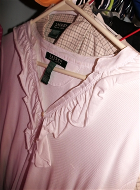 Choice of Clothes in Closet - Ralph Lauren, Talbots, Ann Klein, Liz Sport, Fresh Produce, Life is Good, J Crew, Sporting Team Shirts, Lilly Pulitzer, Chicos, Etc. 