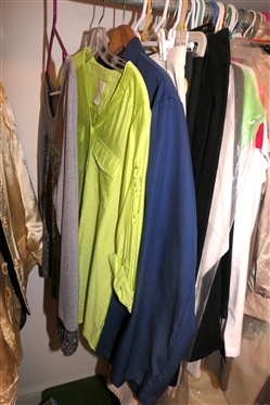 Choice of Clothes in Closet - Talbots, Jones New York - New with Tags, Tommy Hilfiger, Vida, Marsha Christina, V Diffusion, Fresh Produce, Aviva, Color Me Cotton, Chicos, Tribal, Elliot Lauren,...