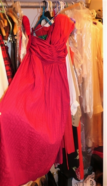 Choice of Clothes in Closet Modern and Vintage - Rising International, Fresh Produce, Multiples, Eddie Bauer, Peters Ashley, Ann Klein, Ralph Lauren, Joan Vass, Jones of New York, Suede Trousers,...