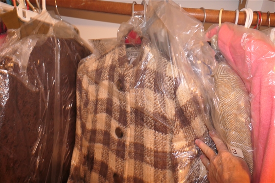 Choice of Clothes in Closet  - Great Vintage Pieces 1980''s & 90''s - Talbots, Liz Wear, Diane Gilman, Ralph Lauren, Jones of New York, Doncaster, Castleberry, Suits, Tanner, Louben, Silks, Lace,...