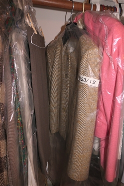 Choice of Clothes in Closet  - Great Vintage Pieces 1980''s & 90''s - Talbots, Liz Wear, Diane Gilman, Ralph Lauren, Jones of New York, Doncaster, Castleberry, Suits, Tanner, Louben, Silks, Lace,...