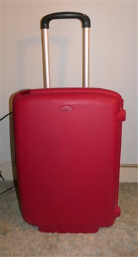 Red Samsonite Hard Side Rolling Suitcase
