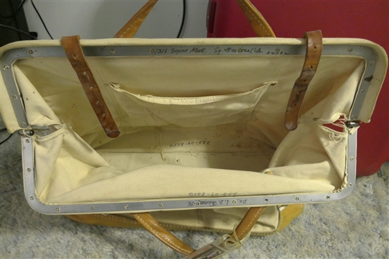 Leather and Canvas Doctor's Bag