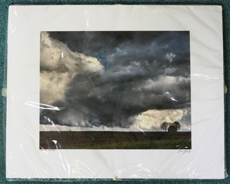 Storm Sense Original Photograph by Larry Kanfer - Matted - Photo Measures 11  by 14