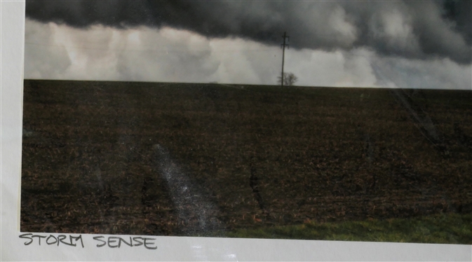 Storm Sense Original Photograph by Larry Kanfer - Matted - Photo Measures 11  by 14