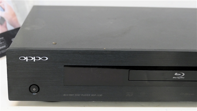 Oppo BDP-103D - Blu-ray Disc Player with Remote and Instruction Manual 