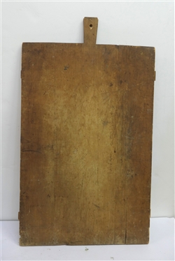 Nice Antique Dough Board / Bread Board Measures 25 1/2" by 15 1/2" - Not Including Handle 