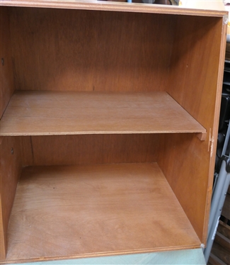 Case XX Knife Display Case - Wood Slanted Case with 1 Shelf Inside - Plexiglass Door - Case Measures 20 1/2 Tall 19 by 16 and the Deepest Point