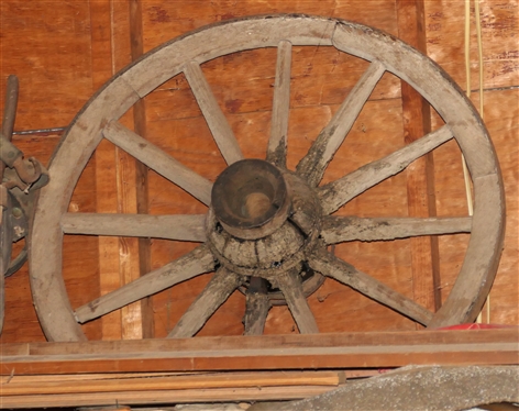 Wood and Iron Wagon Wheels 