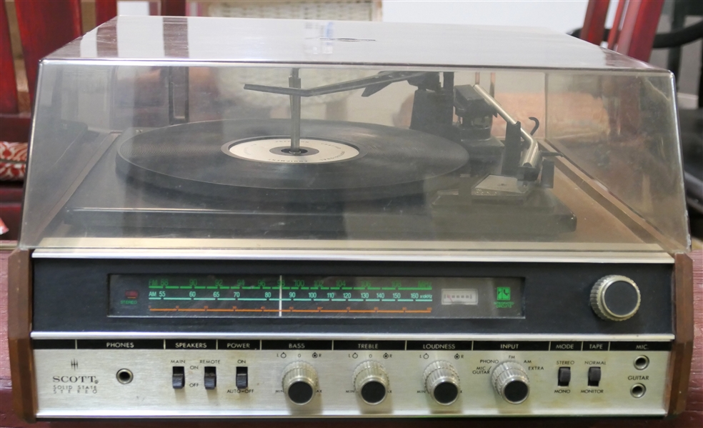 Scott - Solid State Stereo - Type 715 with Garrard Record Player 