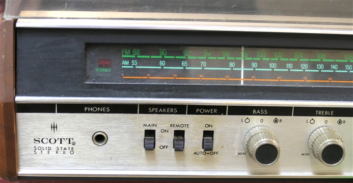 Scott - Solid State Stereo - Type 715 with Garrard Record Player 