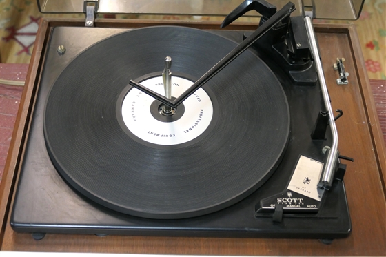 Scott - Solid State Stereo - Type 715 with Garrard Record Player 