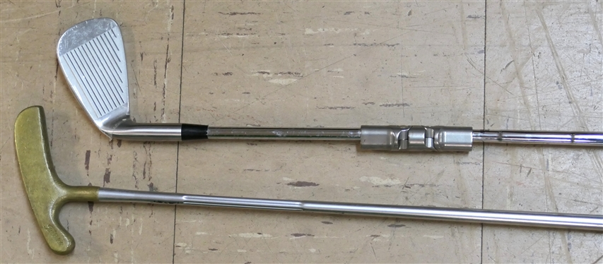 Medicus Training Putter New with Original Paper and Bulls Eye Original Flange Brass Putter John Reuter Design