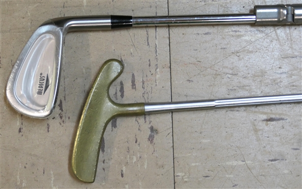 Medicus Training Putter New with Original Paper and Bulls Eye Original Flange Brass Putter John Reuter Design