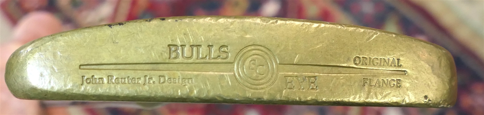 Medicus Training Putter New with Original Paper and Bulls Eye Original Flange Brass Putter John Reuter Design