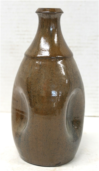 A.R. Cole Sanford, NC Pottery Pinch Bottle - Stamped on Bottom - Bottle is 7 3/4" Tall 