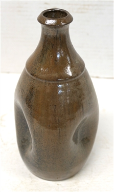 A.R. Cole Sanford, NC Pottery Pinch Bottle - Stamped on Bottom - Bottle is 7 3/4 Tall 