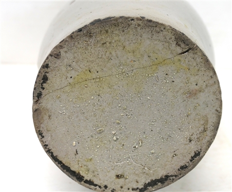 2 Quart North Carolina Pottery Salt Glazed Pitcher - Incised 2 - Pitcher is 10 tall - Hairline Cracks Around Bottom - See Photo