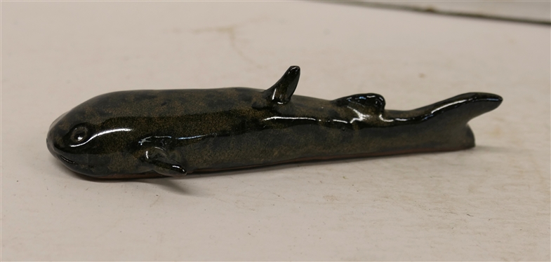Jugtown Ware Charles Moore Pottery Fish - Dated 1995 - Fish is 6 Long 