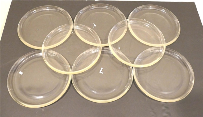 8 Thick Crystal Plates - 8 Across
