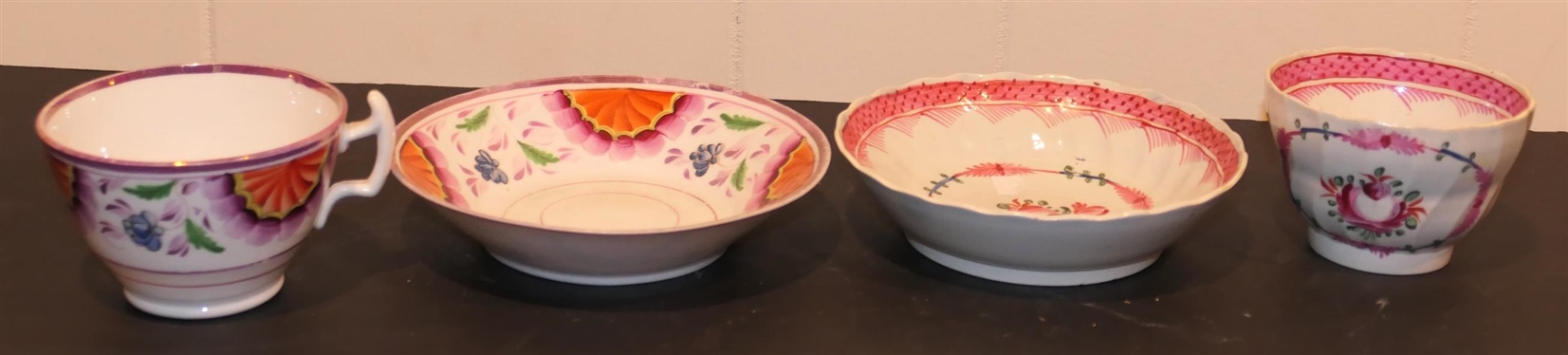 2 Early 19th Century Cup and Saucer Sets 