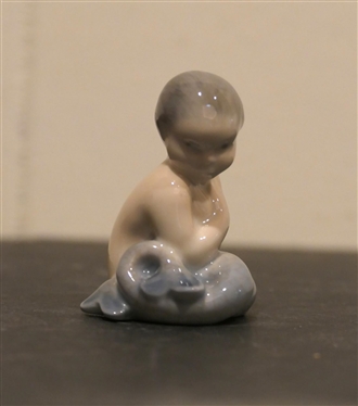 Royal Copenhagen - Denmark - Miniature Mermaid Figure Number 2313 - 2 Tall