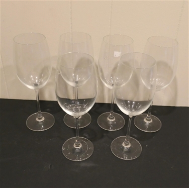 6 - diVino by Rosenthal Wine Glasses - 9 3/4 Tall 