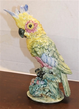 Large "Stangl Pottery Birds "Cockatoo - Number 3584 - 12" Tall 