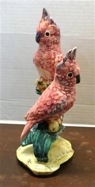 "Stangl Pottery Birds" Cockatoo Double - Number 3405D - 10" Tall 