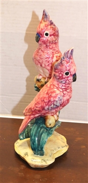 Stangl Pottery Birds Cockatoo Double - Number 3405D - 10 Tall 