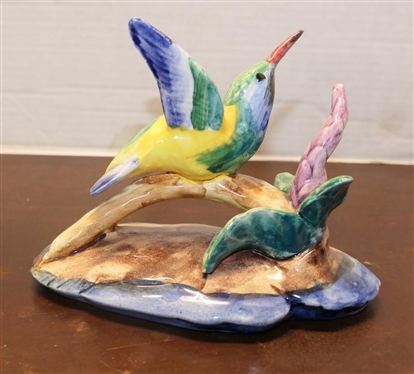 "Stangl Pottery Birds" Rieffers Hummingbird - Number 3629 - 5" Tall - Slight Roughness on Tip of Wing - No Damage Visible 