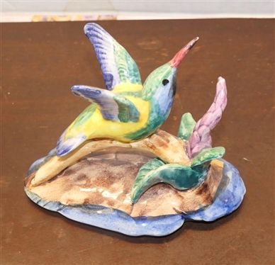 Stangl Pottery Birds Rieffer''s Hummingbird - Number 3629 - 5 Tall - Slight Roughness on Tip of Wing - No Damage Visible 