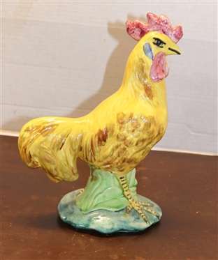 "Stangl Pottery Birds" Yellow Rooster - Number 3445 - 9 3/4" Tall 