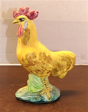 Stangl Pottery Birds Yellow Rooster - Number 3445 - 9 3/4 Tall 