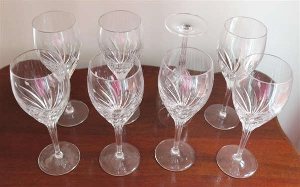 8 - Noritake Moon Dust Wine Glasses -7 3/4 Tall 
