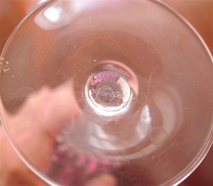 8 - Noritake Moon Dust Wine Glasses -7 3/4 Tall 