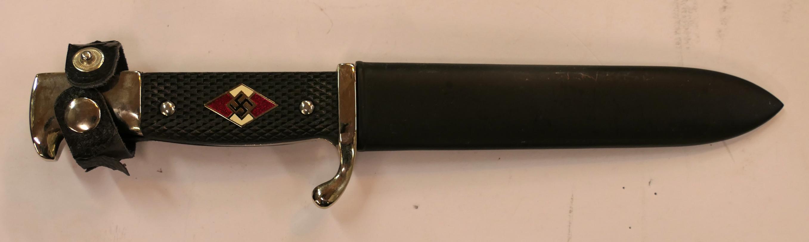 ダンシャリマン Lot Detail - Reproduction German Knife with Engraved Blade