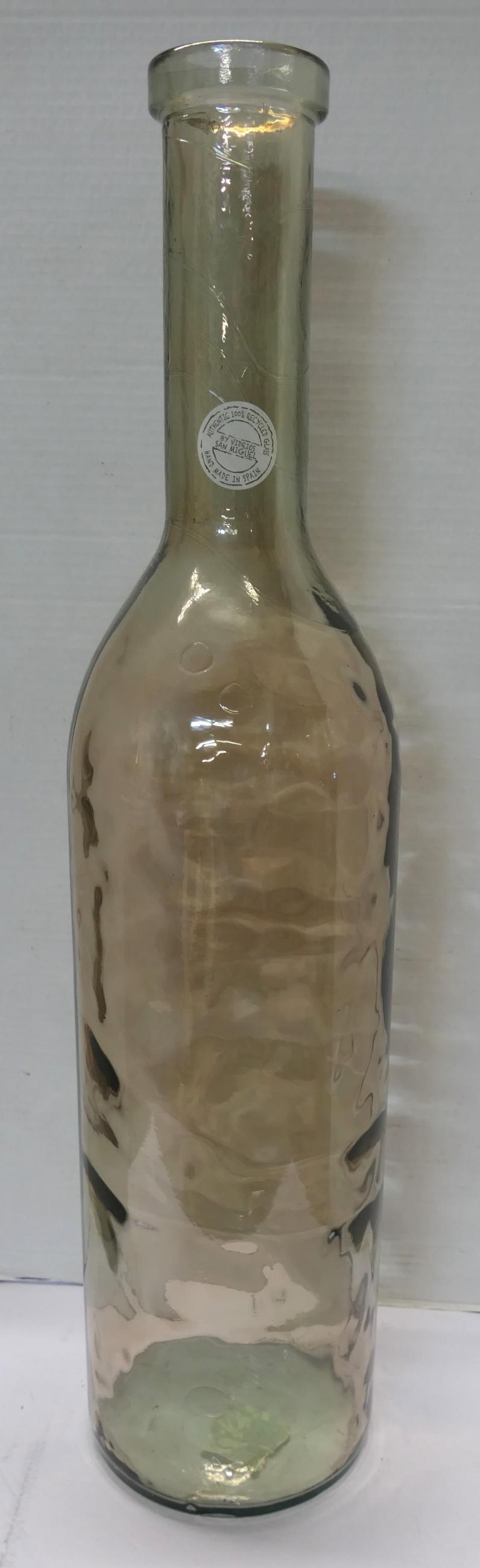 Lot Detail - Large Recycled Glass Floor Vase by Vidrios San Miguel ...