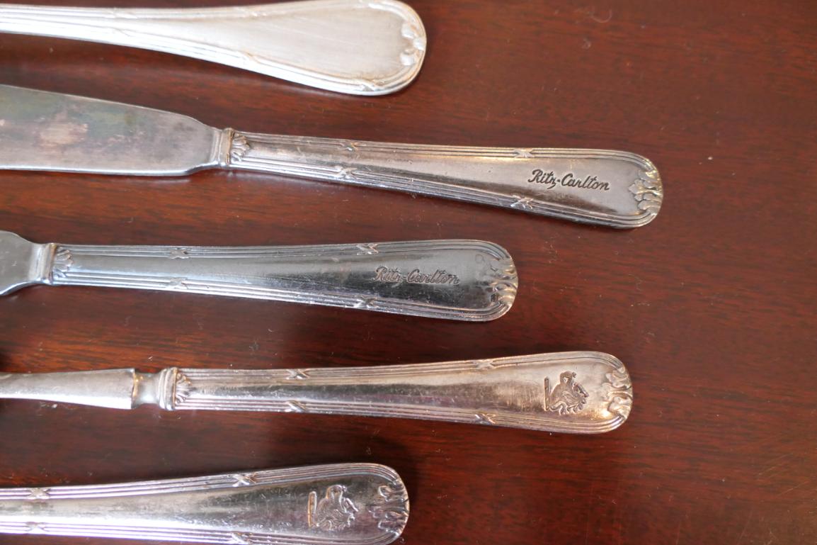Lot Detail - 22 Pieces of Hotel Flatware - 2 Christofle 