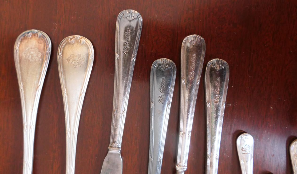 Lot Detail - 22 Pieces of Hotel Flatware - 2 Christofle 
