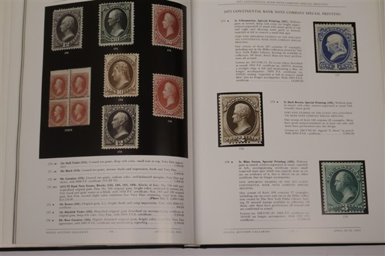 The Gary Petersen Collection - Important United States Stamps - Sale 1234 Thursday, April 29, and Friday, April 30, 2021 - Robert A. Siegel Auction Galleries, INC - Beautiful Hardcover Auction...