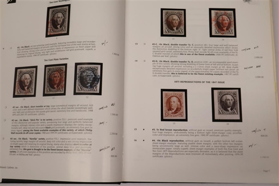 Shreves Philatelic Galleries, INC - The William S. Floyd Collection - United States Postage & Revenue Stamps - October 23 - 25 2001 - New York City - Hardcover Stamp Auction Catalogue with...