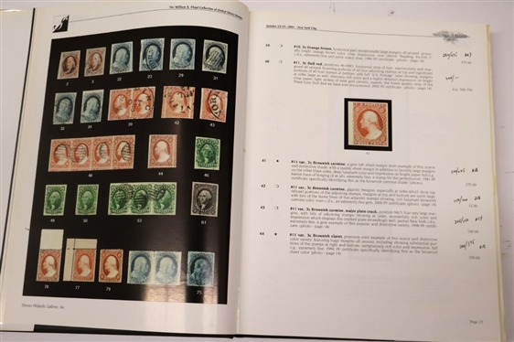 Shreves Philatelic Galleries, INC - The William S. Floyd Collection - United States Postage & Revenue Stamps - October 23 - 25 2001 - New York City - Hardcover Stamp Auction Catalogue with...