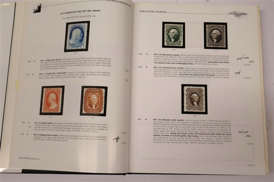 Shreves Philatelic Galleries, INC - The William S. Floyd Collection - United States Postage & Revenue Stamps - October 23 - 25 2001 - New York City - Hardcover Stamp Auction Catalogue with...