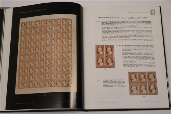 The Gordon Eubanks Collection - United Staes 1851 to 1856 Imperforate Issues Sale 1242 Tuesday October 12, and Wednesday, October 13, 2021 -Presented by Robert A. Siegel Auction Galleries, INC. -...