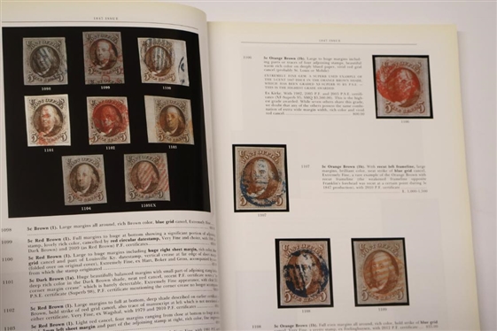 United States, Possessions and Confederate States Stamps and Postal History Auction Catalogue - Presented By Robert A. Siegel Auction Galleries, INC. - Sale 1090 - December 17 - 19, 2014 -...