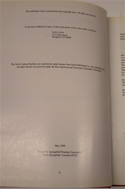 The Identifier For Carriers, Locals, Fakes, Forgeries and Bogus Posts of The United States Volume II by Larry Lyons - Red Hardcover Book- Published May 1998 